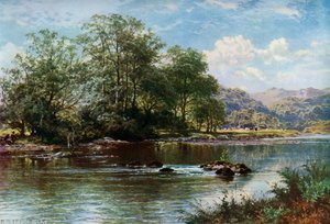 Der Bach im Sommer, 1887, 1912 von Benjamin Williams Leader