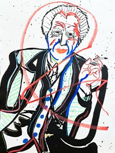 Surportrait: Frank Lloyd Wright, 2022 von Benoit Erwann Boucherot