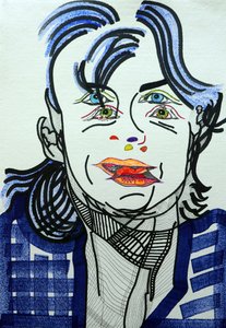 Surportrait: Fred Vargas, 2019 von Benoit Erwann Boucherot