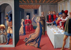 Das Fest des Herodes und die Enthauptung von Johannes dem Täufer, 1461-1462 von Benozzo Gozzoli