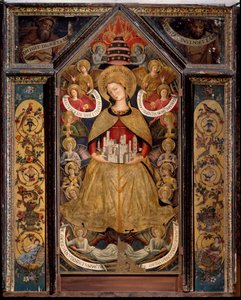 Jungfrau der Engel von Benozzo di Lese di Sandro Gozzoli