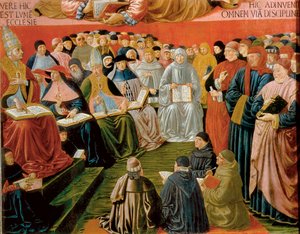 Detail aus Triumph des heiligen Thomas von Aquin