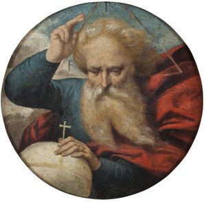Gott segnet die Erde, von Benvenuto Tisi da Garofalo