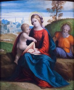 Heilige Familie von Benvenuto Tisi da Garofalo