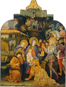 Die Anbetung der Könige, ca. 1470-1475 von Benvenuto di Giovanni