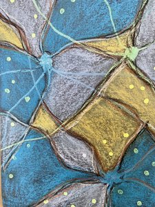 Lebendige geometrische Textur
