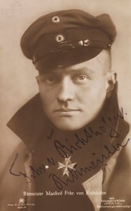 Porträt von Manfred von Richthofen 1892-1918, 1918