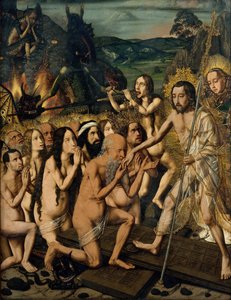 Christi Abstieg in die Vorhölle, ca. 1475 von Bermejo