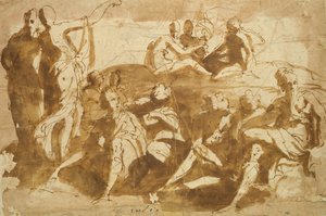 Figuren für eine himmlische Landschaft