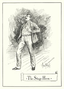 Der Bühnenheld von Bernard (after) Partridge