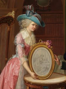 (Detail) Porträt der Familie Villers von Bernard Duvivier