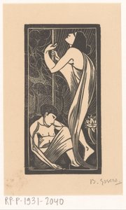 Nacht von Bernard Essers (signed by artist)