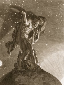 Atlas trägt den Himmel auf seinen Schultern, 1731