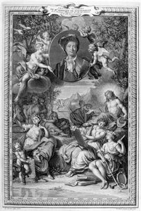 Bernard de Fontenelle von Bernard Picart
