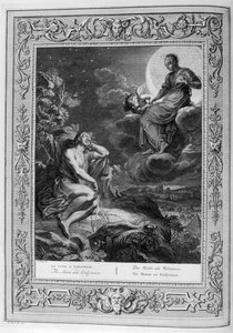 Endymion und der Mond (Gravur)