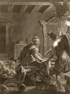Penelope an ihrem Webstuhl, 1731