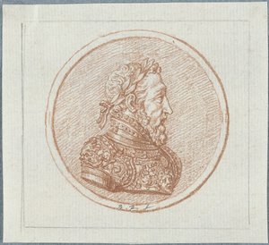 Porträt von König Heinrich II. von Frankreich, zweite Hälfte des 17. Jahrhunderts von Bernard Picart