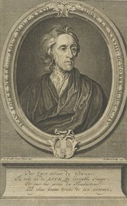 Porträt des Arztes und Philosophen John Locke 1632-1704, 1721 von Bernard Picart