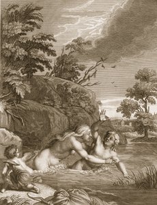 Salmacis und Hermaphroditus vereint in einem Körper, 1731