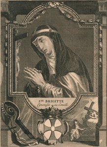 Heilige Brigitte von Bernard Picart