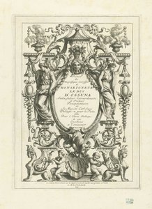 Titelblatt für die Serie von Platten der Staatskutsche des Herzogs von Ossuna, 1713 von Bernard Picart