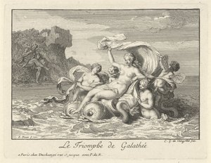 Triumph von Galatea von Bernard Picart