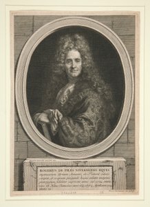 Ohne Titel (Porträt von Roger de Piles) von Bernard Picart