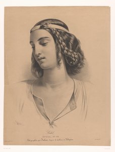 Porträt der Schauspielerin Mademoiselle Rachel (Élisabeth Rachel Félix)