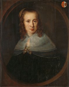 Porträt von Digna de Maets von Bernard Zwaerdecroon
