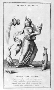 Eine Darstellung des Februars, 1757