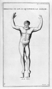 Herkules, der die Welt trägt, 1757 von Bernard de Montfaucon