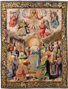 Flämischer Wandteppich. Passion Jesu. Nationales Erbe