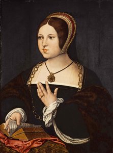 Porträt von Marie Haneton, um 1518 von Bernard van Orley