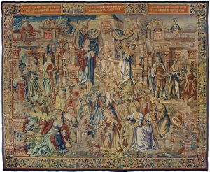 Prudentia (Klugheit), aus Los Honores von Bernard van Orley