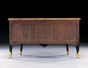 Kommode, ca. 1745 (mit Ormolu montierter japanischer Lack & ebonisiertes Holz)
