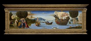 Die Geliebte von Enalus, Poseidon geopfert und verschont, ca. 1512 von Bernardino Fungai