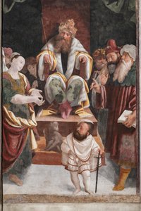 Detail des Martyriums der Heiligen Katharina von Bernardino Lanino