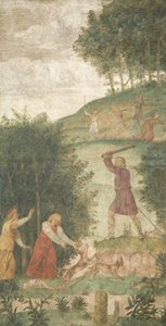 Cephalus wird bei der Jagd bestraft, ca. 1520-1522 von Bernardino Luini