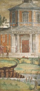 Cephalus und Pan am Tempel der Diana, ca. 1520-1522 von Bernardino Luini