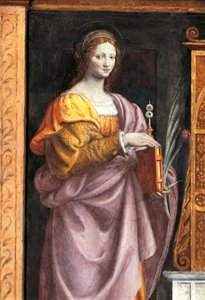 Italien, Mailand, Kirche San Maurizio al Monastero Maggiore, Heilige Lucia von Bernardino Luini