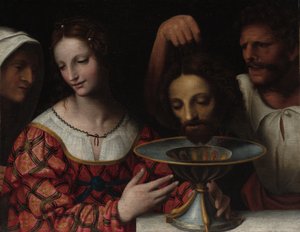 Salome mit dem Haupt Johannes des Täufers von Bernardino Luini