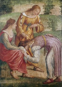 Das Spiel des goldenen Kissens, ca. 1514 von Bernardino Luini
