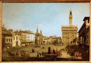 Piazza della Signoria von Bernardo Bellotto