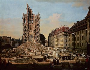 Die Ruinen der alten Kreuzkirche