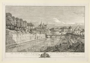 Ansicht des Zwingers, Dresden von Bernardo Bellotto