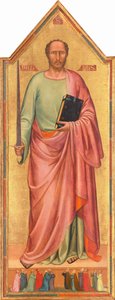 Sankt Paul und eine Gruppe von Gläubigen von Bernardo Daddi