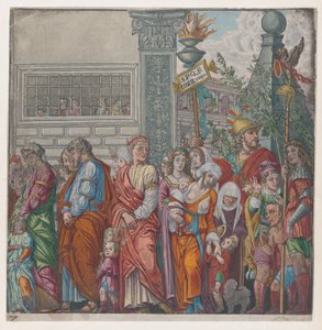 Blatt 7: Prozession, aus Der Triumph von Julius Caesar