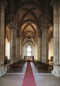 Innenansicht der Kirche von Pienza