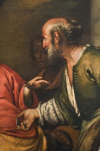 Der Zinsgroschen, ca. 1631 (Detail)