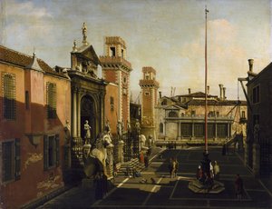 Der Eingang zum Arsenal, Venedig